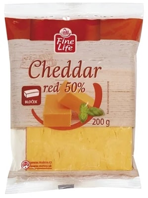 Fine Life Red Cheddar 50 % bloček