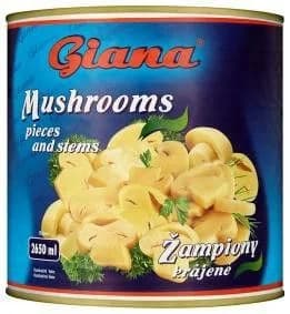 Giana Žampiony krájené 2,