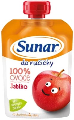 Sunar Do Ručičky Ovocná kapsička jablko od 4. měsíce