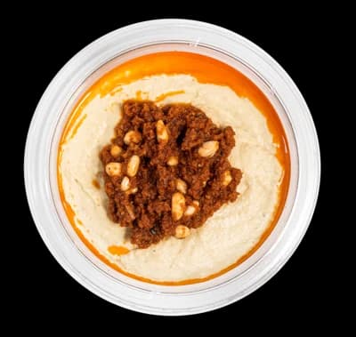 Table foods Hummus s červeným pestem