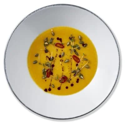 Cibule Bistro Dýňový krém s kokosovým mlékem vegan