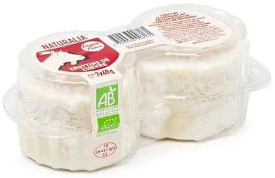 Naturalia BIO Kozí sýr Crottin, 2 x 60g