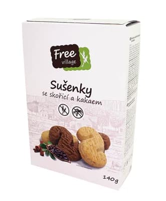 Perník s.r.o. Sušenky se skořicí a kakaem BEZLEPKU