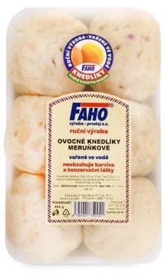 Faho Knedlíky kynuté meruňkové