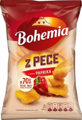 Bohemia chips Z Pece paprika