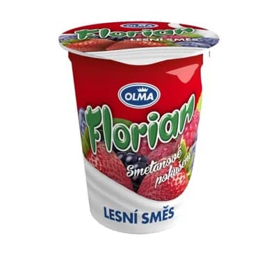 Olma Florian jogurt smet. (5 x lesní směs, 5 x likér, 5 x viš, 5 x stracc.) 20x150g