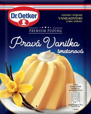 Dr.Oetker Premium puding Pravá vanilka smetanová