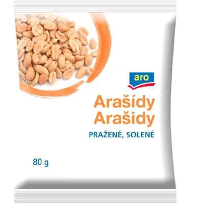 aro Arašídy pražené solené 12 x
