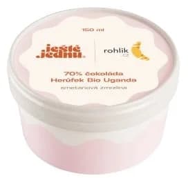 Rohlíkova zmrzlina 70% čokoláda Herůfek Bio Uganda