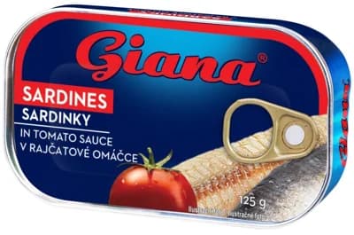Giana Sardinky v tomatové omáčce
