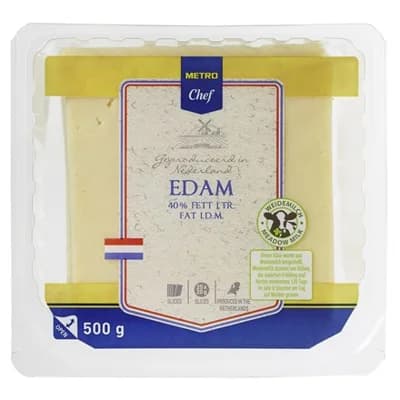 METRO Chef Edam 40% sýr plátky chlaz.