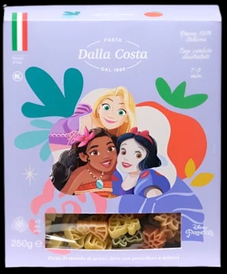 Dalla Costa Disney Princess barevné těstoviny