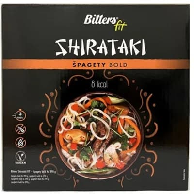 Bitters Shirataki Špagety bold 4x 390 g