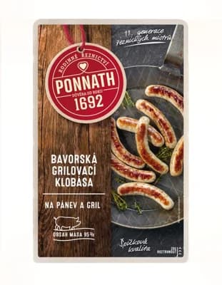 Ponnath Bavorská grilovací klobása