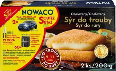 Nowaco Obalovaný sýr do trouby