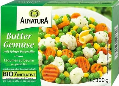 ALNATURA BIO Zelenina na másle s jemnou petrželkou