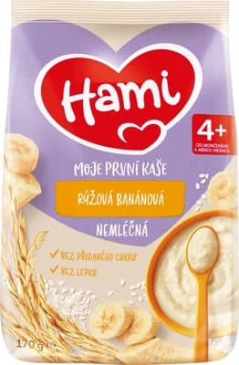 Hami Moje první nemléčná rýžová banánová kaše