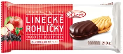 Klasa Linecké rohlíčky polomáčené s ovocnou náplní