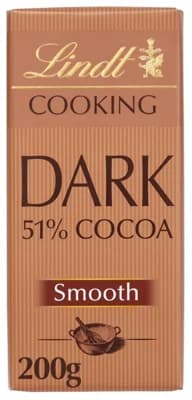 Lindt Čokoláda Tabulka na vaření s 51% kakaa