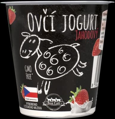 Bon Lait Ovčí jogurt jahodový
