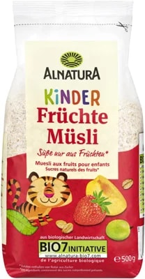 Alnatura BIO Ovocné müsli pro děti