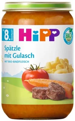HiPP BIO Špecle a guláš