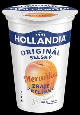 Hollandia Selský jogurt meruňka
