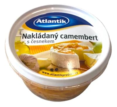 Atlantik Nakládaný camembert s česnekem 2x200g