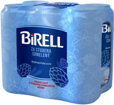 Birell Za studena chmelený 6×0,5 l plech