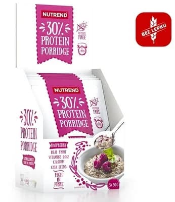 Nutrend Protein Porridge 5 x - malina