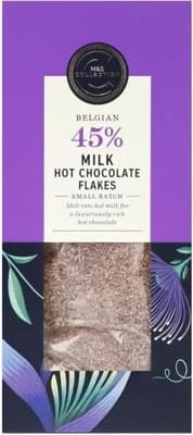 Marks & Spencer Vločky mléčné čokolády pro přípravu horkého nápoje