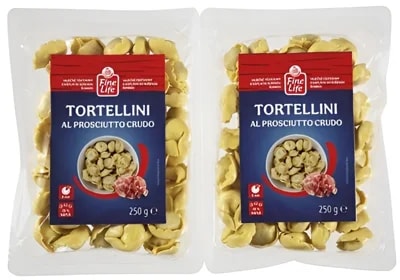 Fine Life Tortellini se šunkou 2 x 250 g