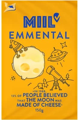 Miil Emmental 45% plátky