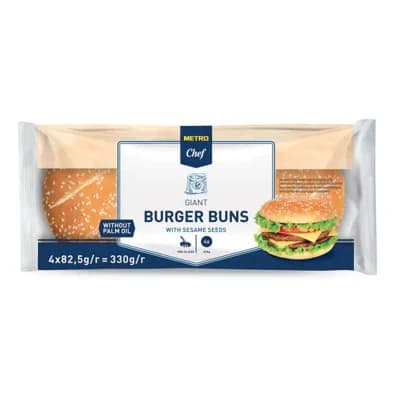Metro Chef Bulka na burger maxi, 4x82,5g