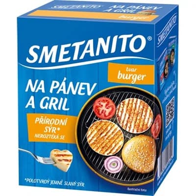 SMETANITO na pánev a gril burger chlaz.
