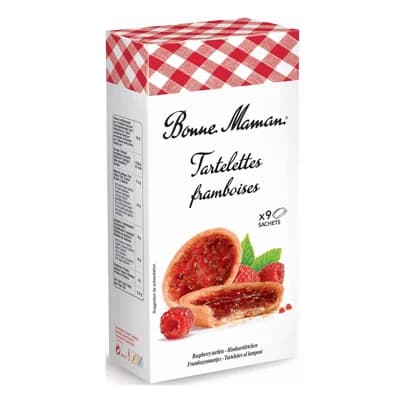 Bonne Maman Tartelettes sušenky s malinovou náplní