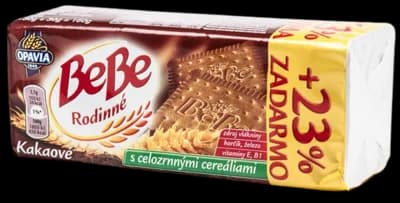 Opavia BeBe sušenky kakaové + 23%