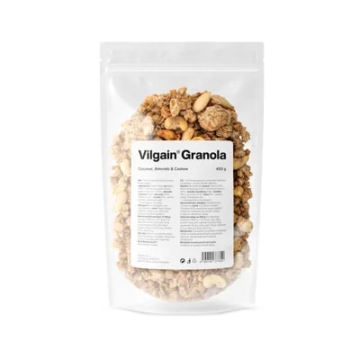 Vilgain Granola – kokos, mandle a kešu