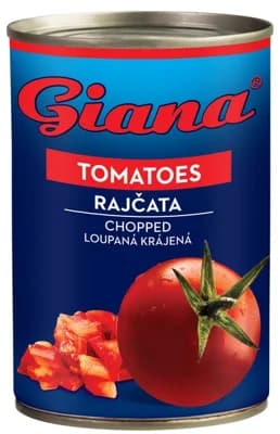 Giana Rajčata loupaná krájená