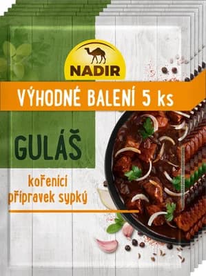 Nadir Gulášové koření (Balení 5 ks)