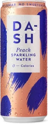 Dash Perlivá voda broskev plech