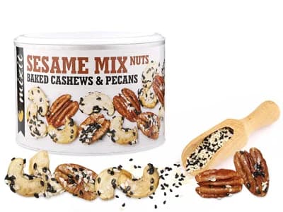 MIXIT Oříšky z pece - sezam a růžová sůl