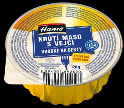 Hamé Paštika Krůtí maso s vejci
