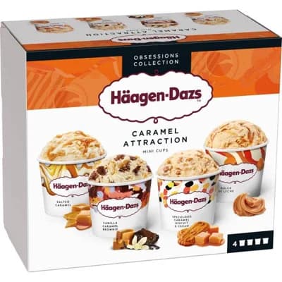 Häagen-Dazs Caramel attraction 4x95ml