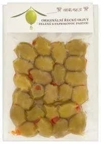 Hermes Olivy zelené s paprikovou pastou 2x150g