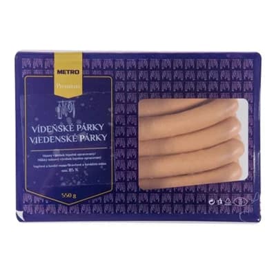 METRO Premium Párky vídeňské chlaz.