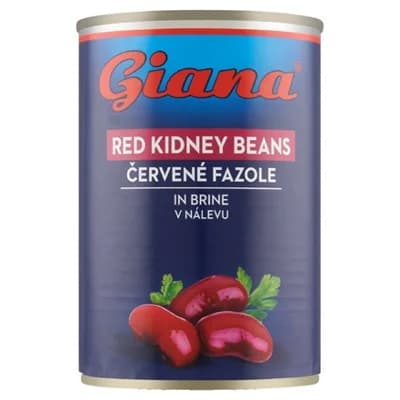 Giana Fazole červené 6 x