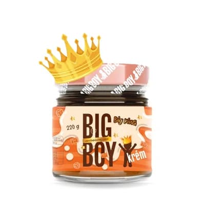 BIG BOY Big King - Lískooříškový krém s mlékem a karamelem