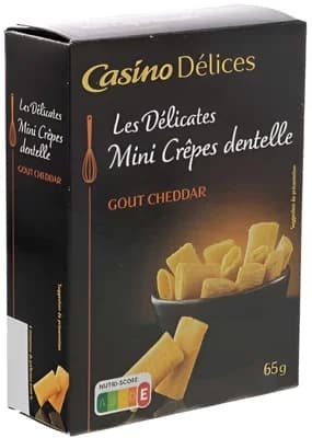 Casino Délices Mini palačinky s cheddarem