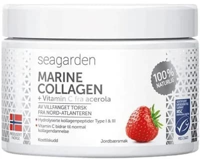 Seagarden Marine Collagen + vitamin C - jahoda